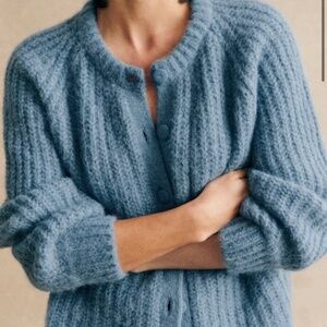 Emile cardigan in summer blue